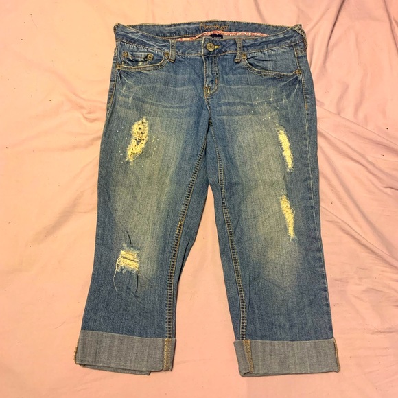 Amethyst Capri Jeans Size 9 - Picture 1 of 5